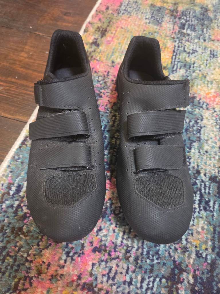 Van Rysel Road Cycling Shoes - Road 100 - Black - Size 8
