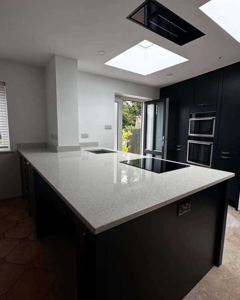 Quartz granite marble worktops 