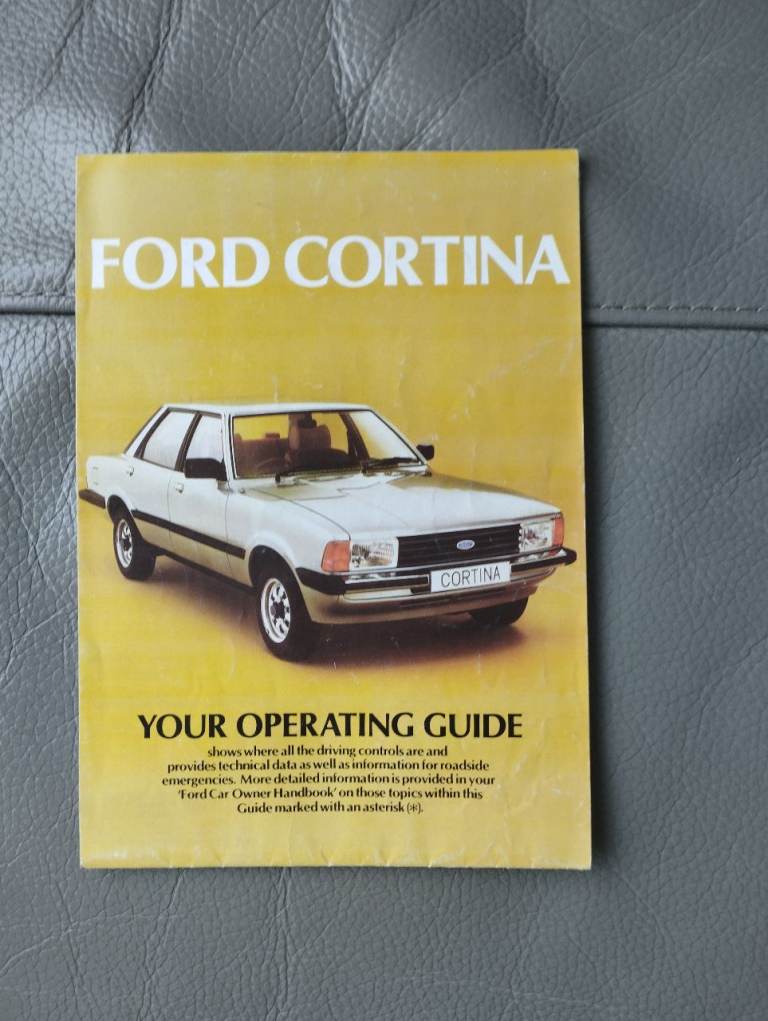 Ford Cortina Operating Guide Booklet 1979 