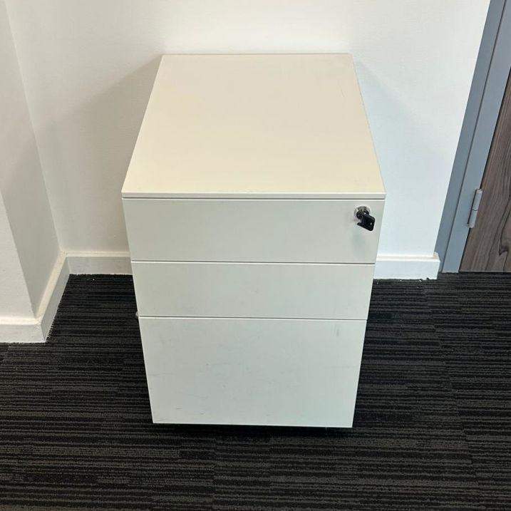 Second Hand Bisley Note 3 Drawer Pedestal