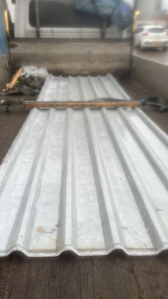 Fibreglass GRP Roofing Sheets 3m X 1m Cover BRAND NEW