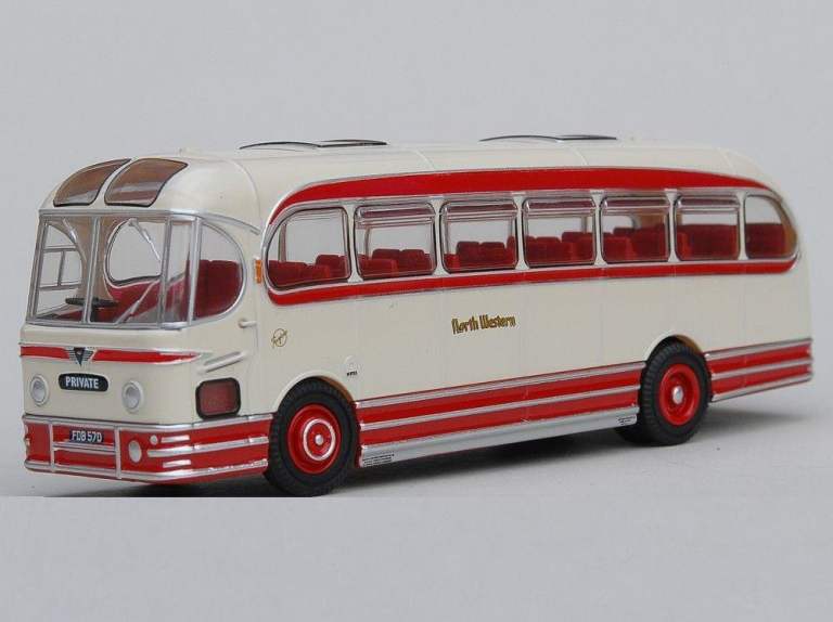 SCALE MODEL BUS North Western 1954 AEC WEYMANN FANFARE Coach