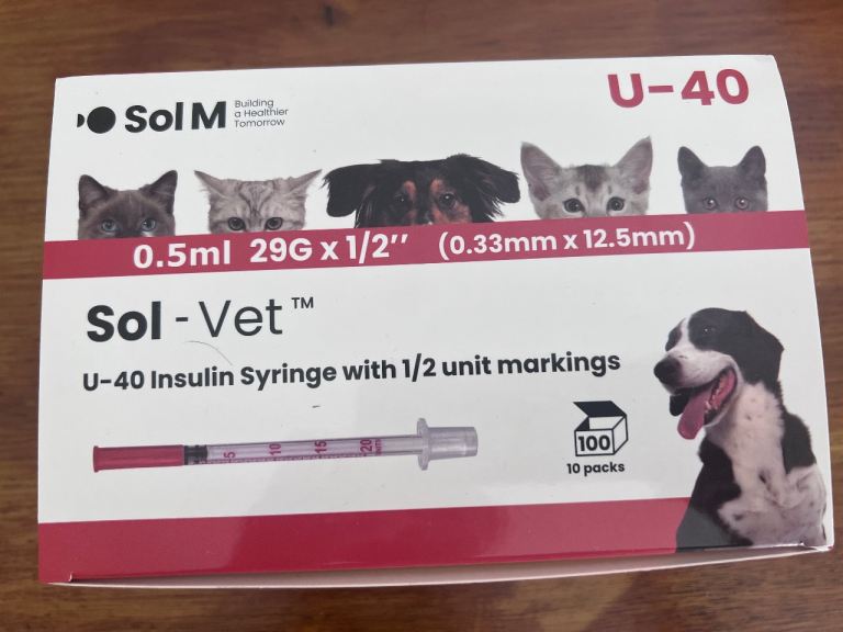 4 boxes 1/2 units for pets 