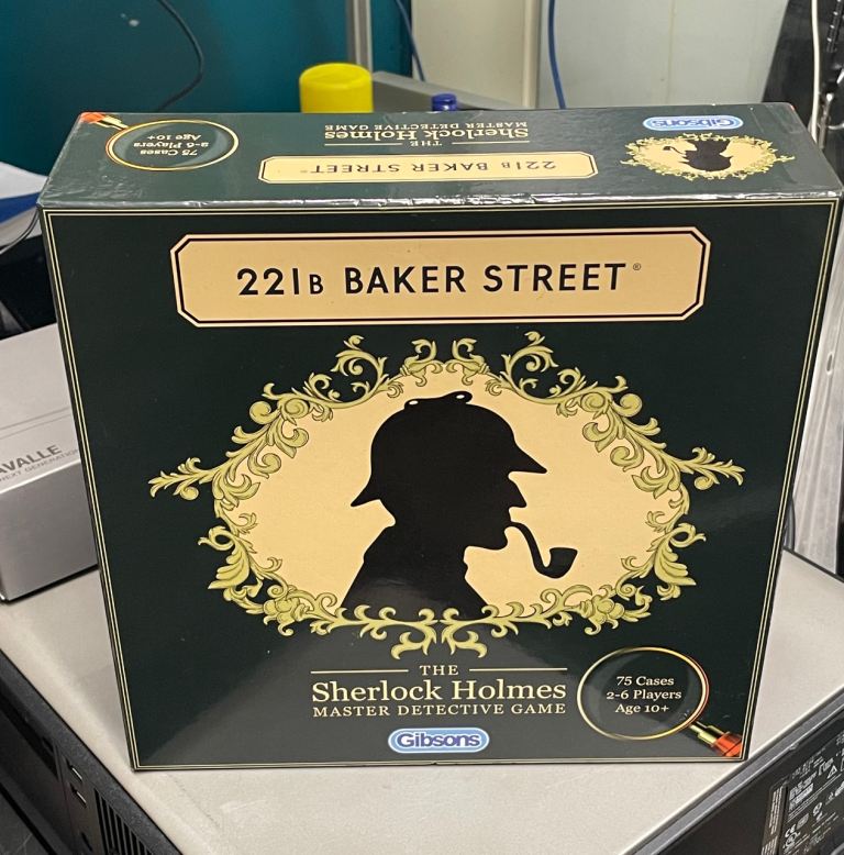 Game: Gibsons 221B Baker Street: The Sherlock Holmes Master Detective Game board game