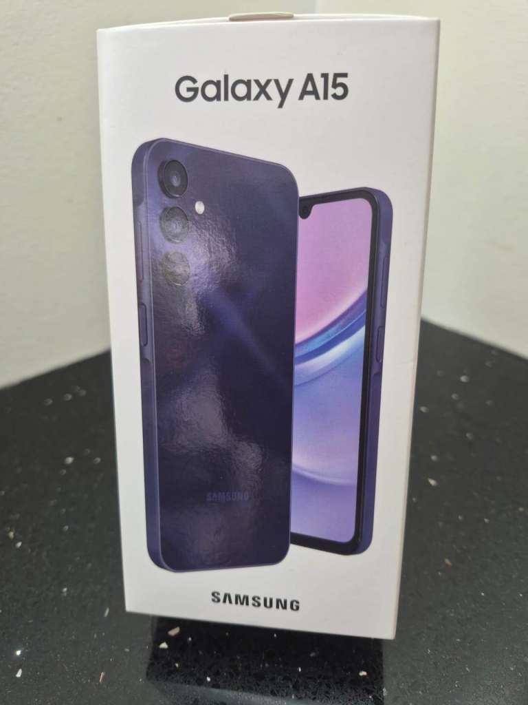 SAMSUNG GALAXY A15 128GB 4GB RAM BLUE BLACK UNLOCKED DUAL SIM BRAND NEW SEALED