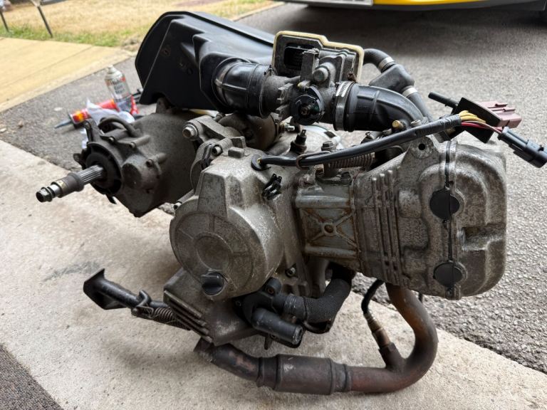 Italjet dragster 2021 engine and transmission