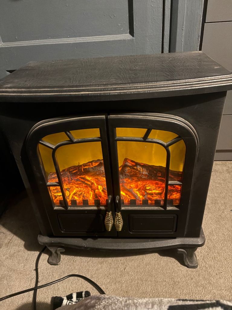 Electric fireplace never been used