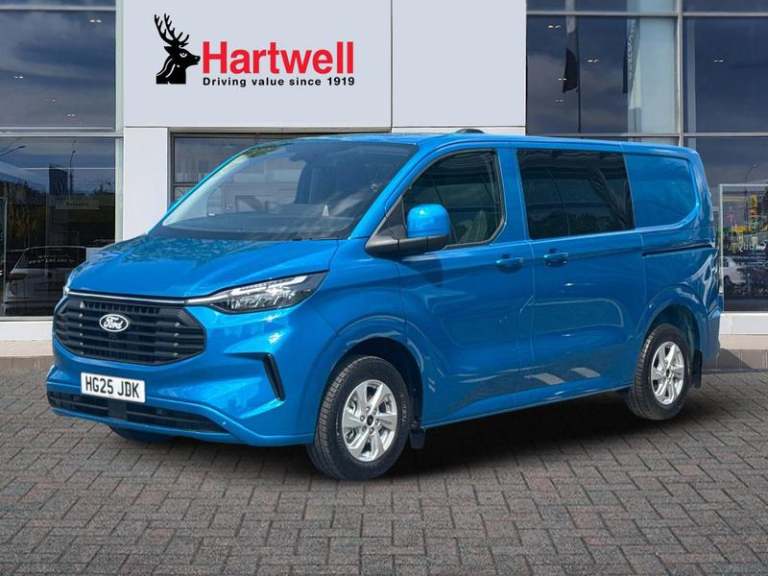 2025 Ford Transit Custom 2.0 280 EcoBlue Limited Crew Van Double Cab 5dr Diesel Manual L1 H1 Euro...