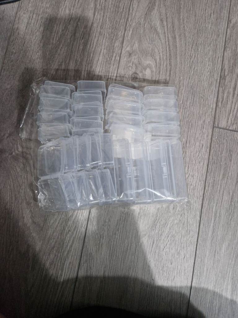 New Clear Plastic Storage Boxes - Multi-Purpose Containers