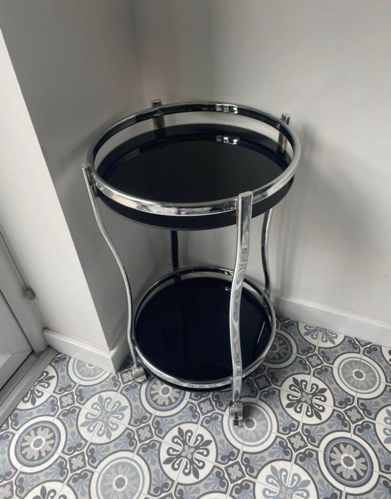 Chrome Drinks Trolley 