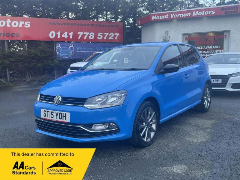 2015 Volkswagen Polo 1.2 TSI BlueMotion Tech SE Design Euro 6 (s/s) 5dr HATCHBACK Petrol Manual