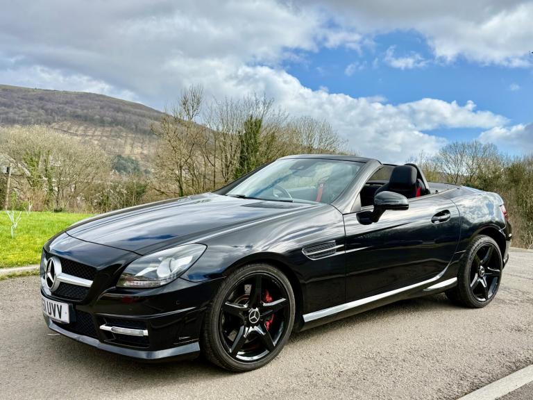 2011/61 MERCEDES BENZ SLK 200 AMG SPORT EDITION 125 BlueEFFICIENCY AUTO BLACK