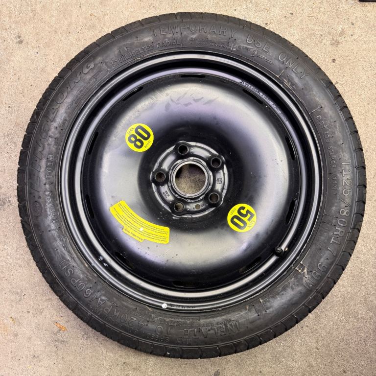 17 Inch Space Saver Spare Wheel 125/80/17