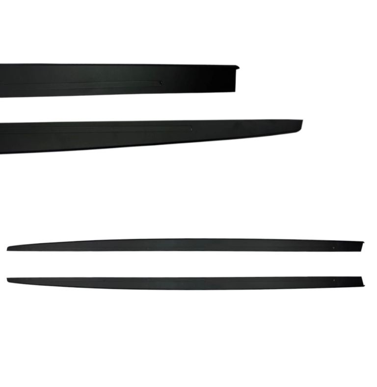 BMW 3 SERIES F30 M SPORT SIDE SKIRTS EXTENSION BOTH SIDES LEFT AND RIGHT IN MATT BLACK FINISH 