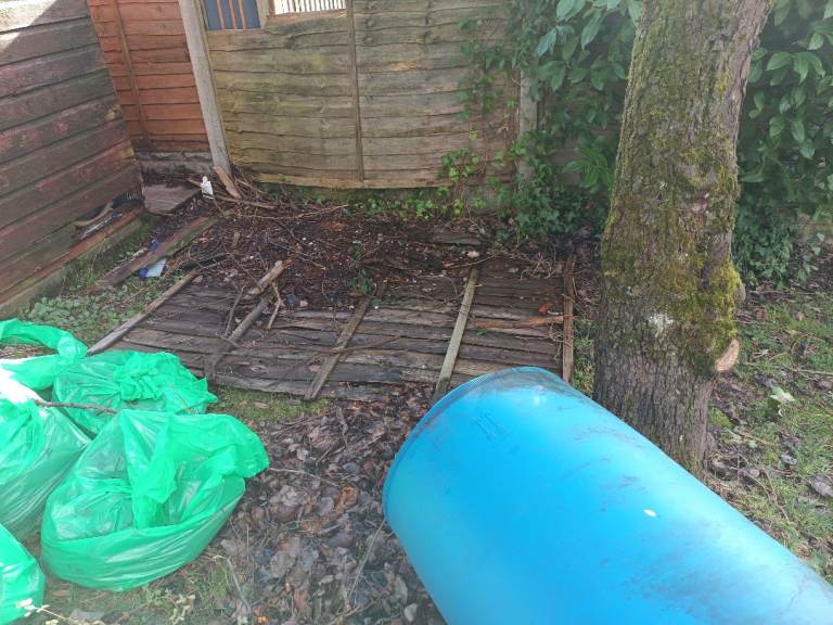 Garden waste clearing needed