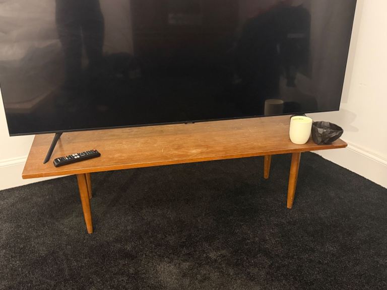 Mid century Wooden Coffee Table/ tv stand – Good Condition