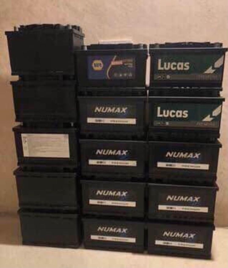 Car batteries agm 096 ,063 ,027 ,019 various makes and sizes 
