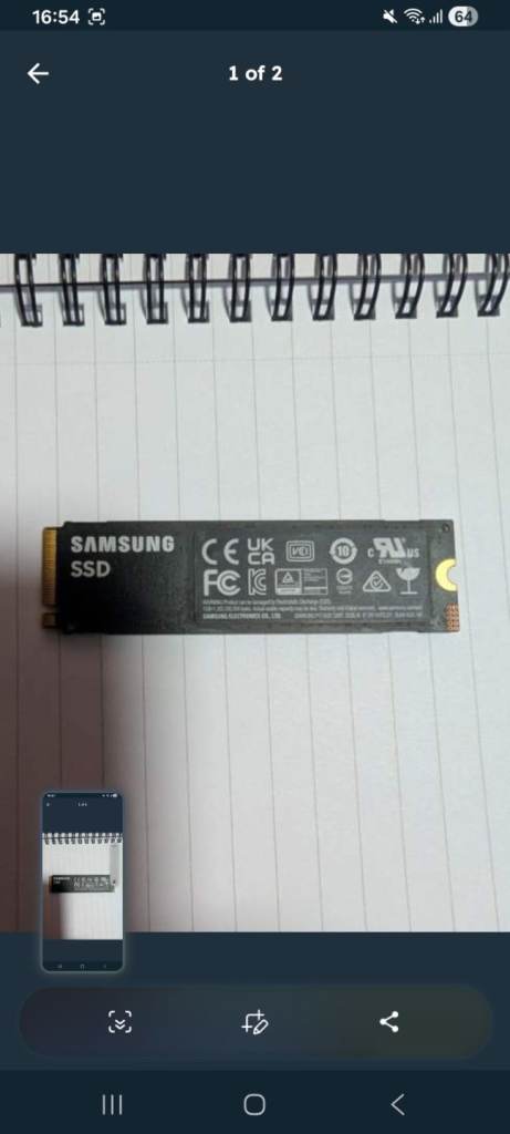 Samsung 990 Pro 2TB NVME SSD