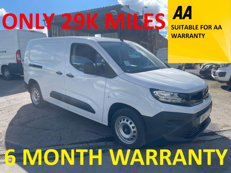 2024 Vauxhall Combo 1.5 Turbo D 100ps Prime H1 Crew Van PANEL VAN Diesel Manual