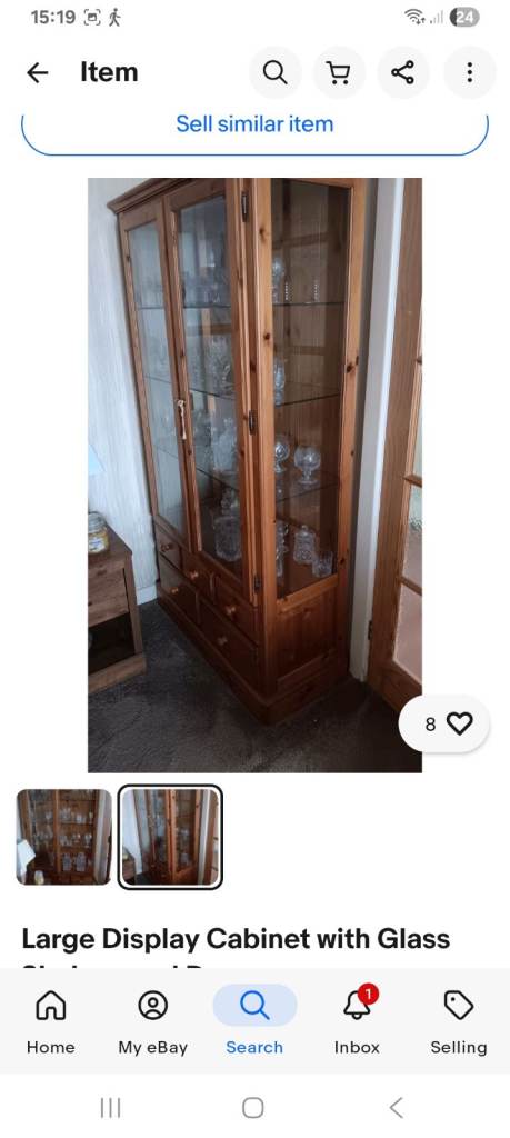 Large display cabinet 
