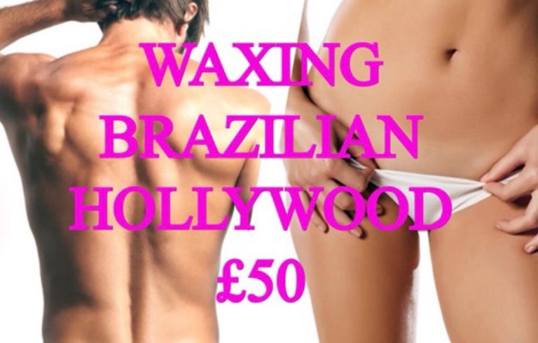 Brazilian/Hollywood Waxing and 1hour Massage £100