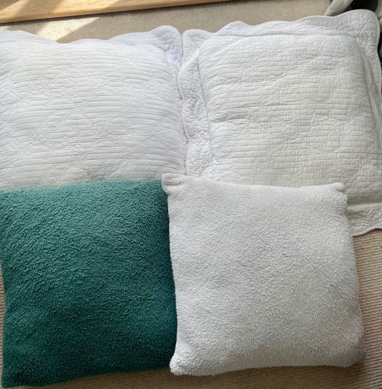 Set of Four Mixed Cushions 