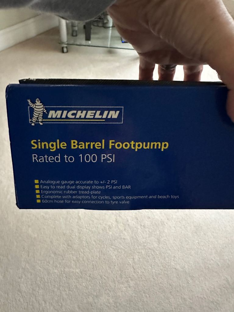 Single Barrel Footpump