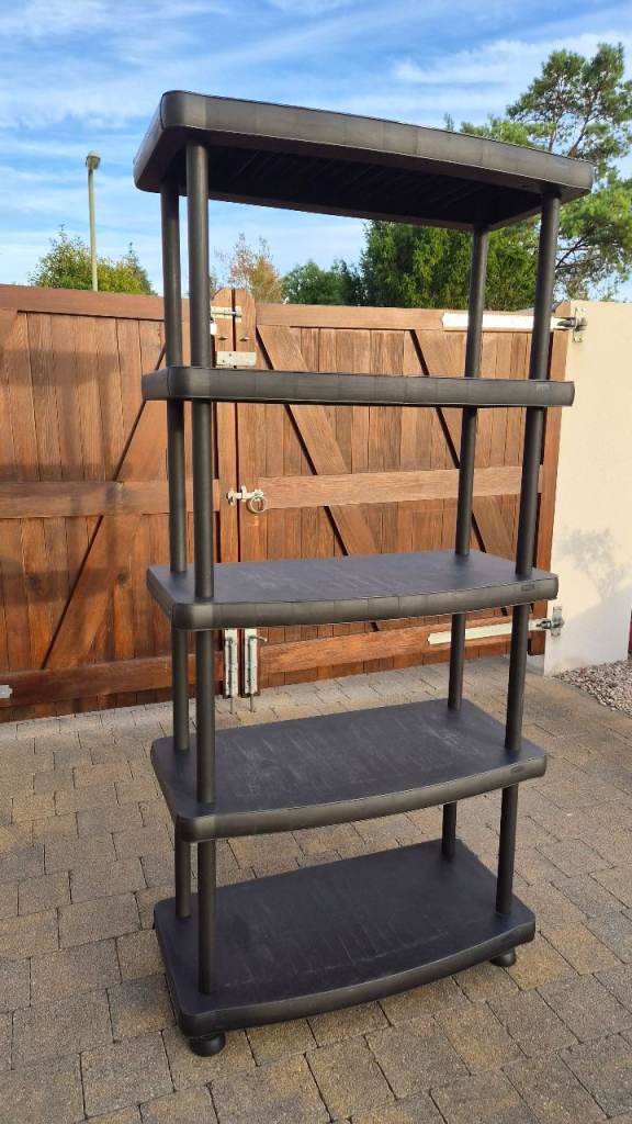 Plastic Shelving for Garage or Shed