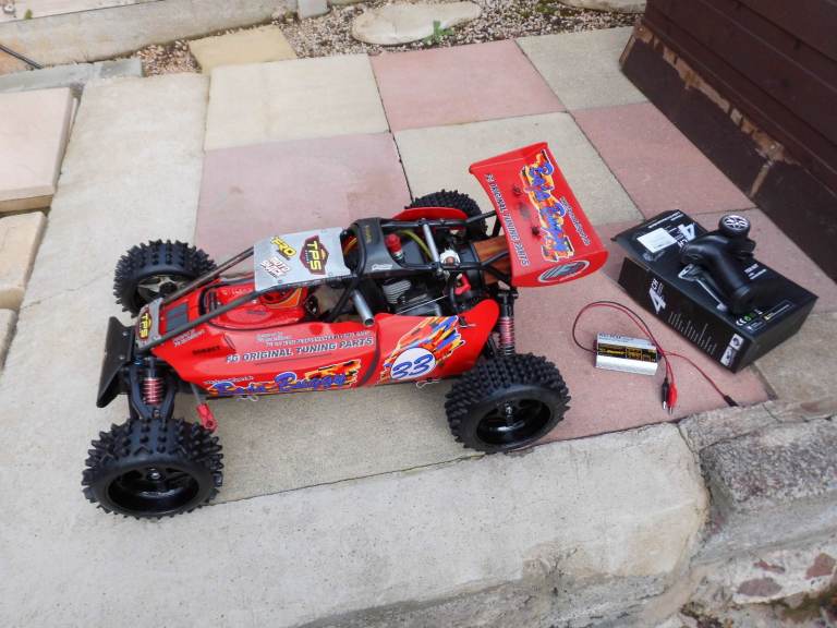 fg modellsport baja petrol buggy!
