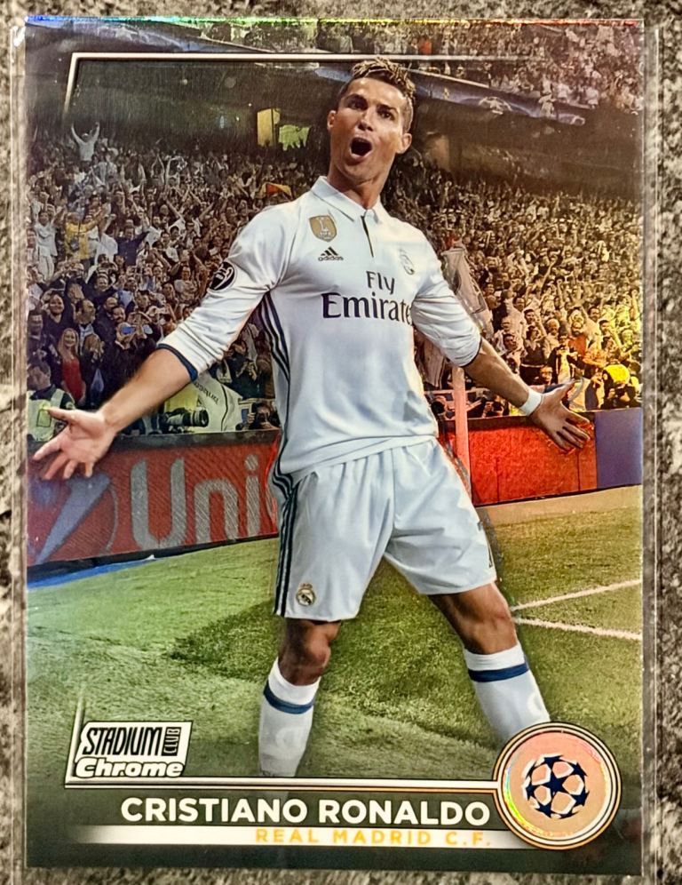 image for Cristiano Ronaldo- Real Madrid (limited edition) Topps card