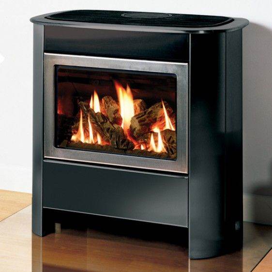 image for Gazco Steel Manhattan Balanced Flue Medium Gas Stove