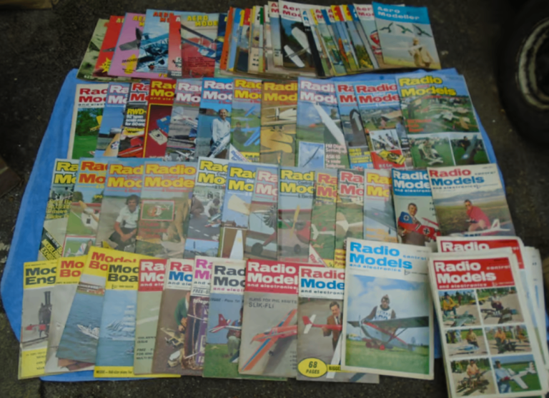 image for OVER 100 Radio Control Models and Electronics Magazines RCM&E 1968-1982.