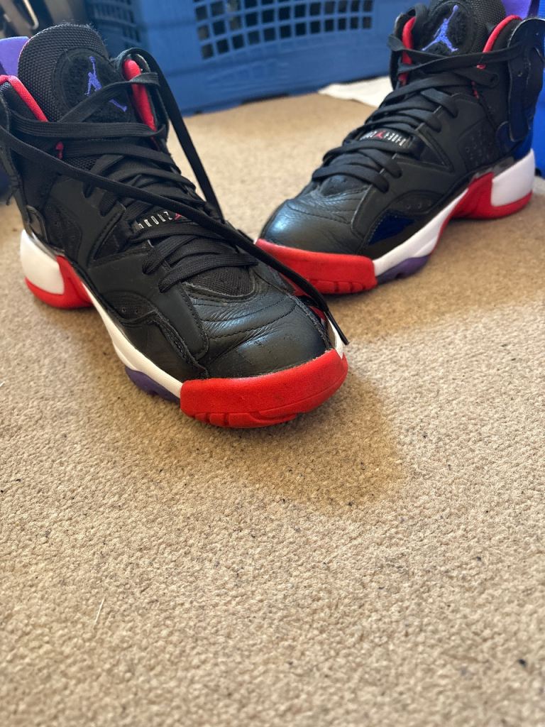 Jordan Basketball Trainers - Black/Red, Good Condition