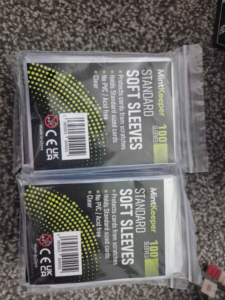 Card sleeves x 10 packs  for pokemon football cards exc