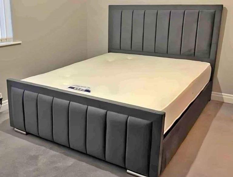 Double Bed With Quality Mattress And Free Home Delivery Inbox For Price