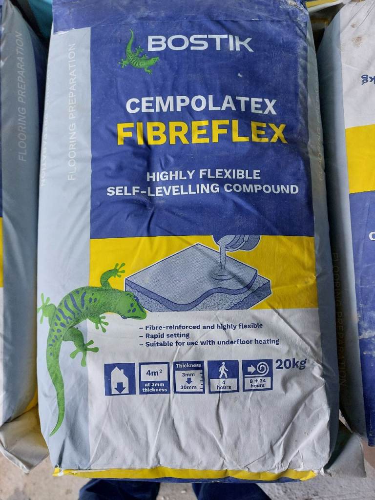 23x Bostik 20kg Fibreflex Self Levelling Compond