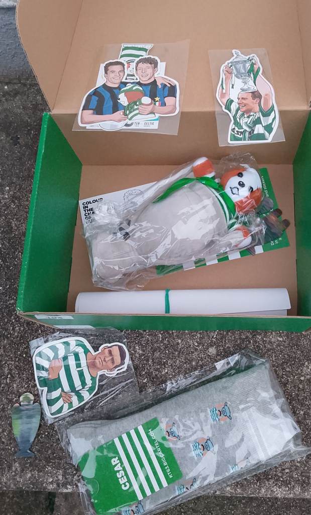 Celtic FC Football Memorabilia Pack - New, Unopened