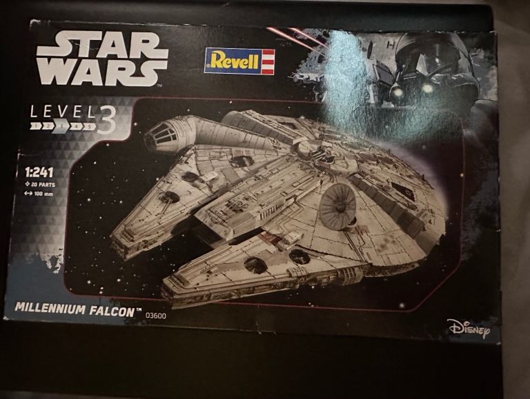 Star Wars revell millennium falcon 1:241 with 2 paints and adhesive 