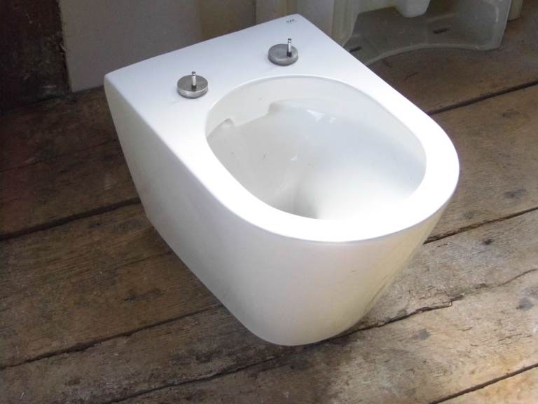 RAK New Wall-Mounted Toilet Pan – White Ceramic