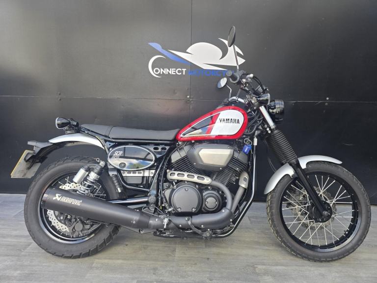 YAMAHA XVS 950 SCR LOW MILEAGE HPI CLEAR MOTORBIKE