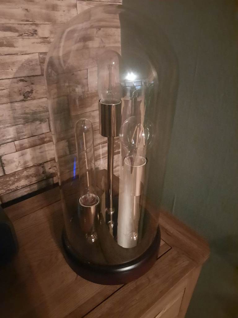 Time & Tide Edison 3 bulb glass domed lamp