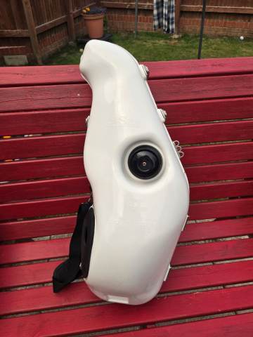 Best Brass e-Sax Electronic Whisper Mute – White, Good Condition