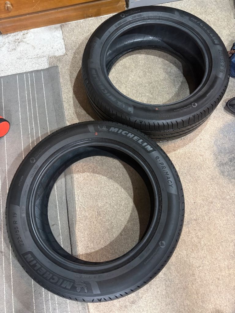 2 x Michelin e Primacy 225/55/R19 *Almost NEW*