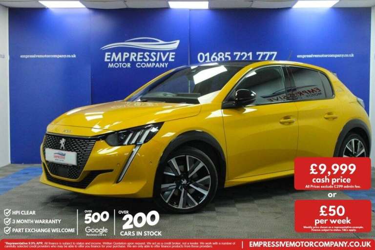 2020 69 PEUGEOT 208 1.5 BLUEHDI GT LINE HATCHBACK 5DR DIESEL MANUAL EURO 6 (S/S)