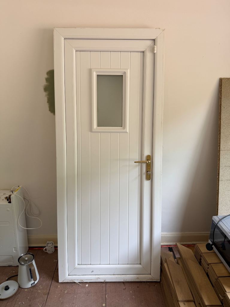External door. 