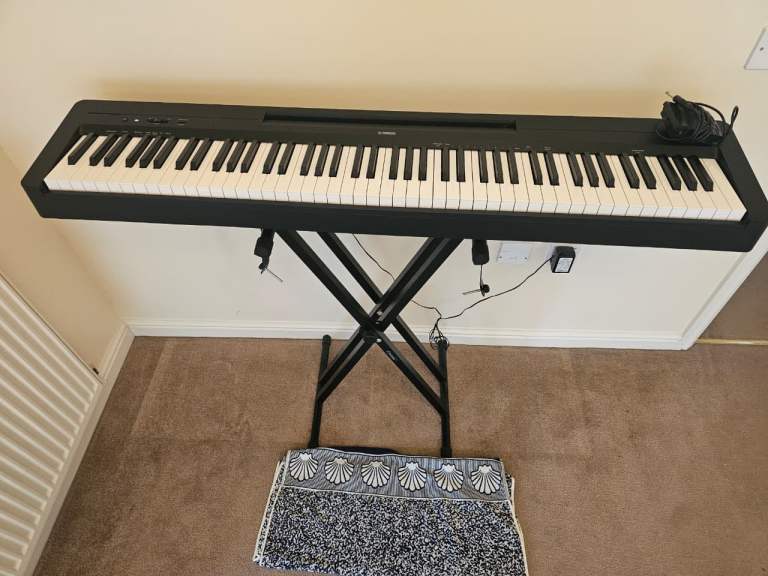 Yamaha P145B + double X frame + soft cover + pedal