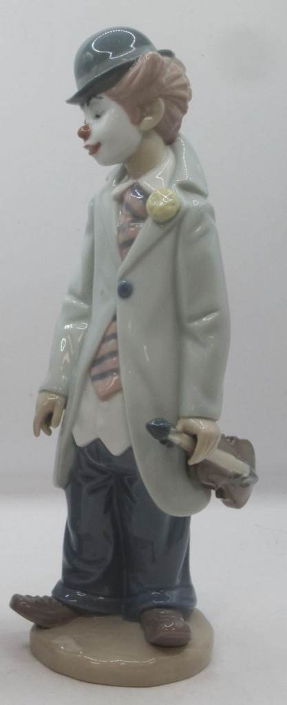 Lladro Porcelain Clown Musician Figure 'Circus Sam' #5472 Height 21.5cm