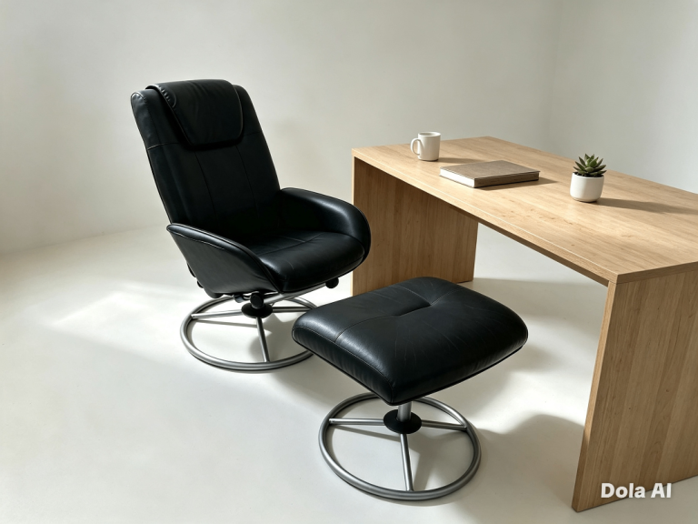 Recliner chair and footstool for collection 