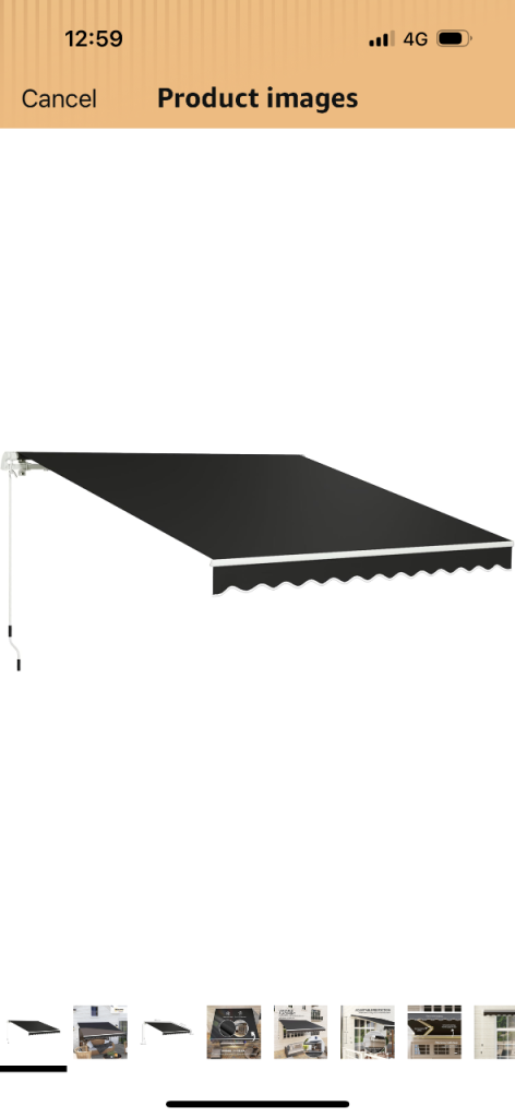Large awning 