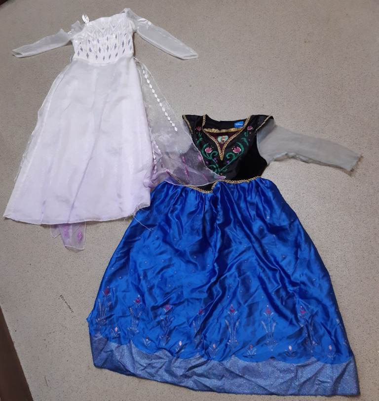 Disney Frozen Elsa & Anna Girls Dresses Age 7-8 Years